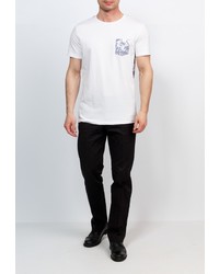 Мужская белая футболка от GREG