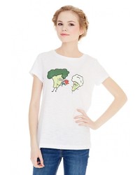 Женская белая футболка от Grezzo