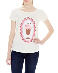 Женская белая футболка от Grezzo