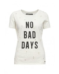 Женская белая футболка от Guess Jeans