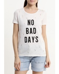 Женская белая футболка от Guess Jeans