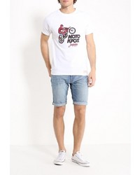 Мужская белая футболка от Heritage