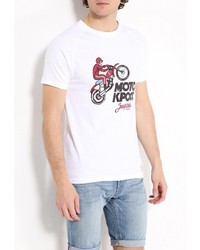 Мужская белая футболка от Heritage