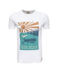 Мужская белая футболка от Heritage