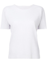 Женская белая футболка от Issey Miyake