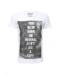 Мужская белая футболка от Jack &amp; Jones