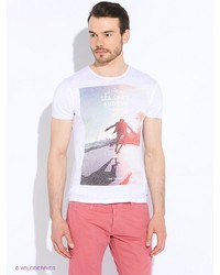 Мужская белая футболка от JAPAN RAGS