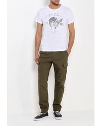 Мужская белая футболка от Kamora