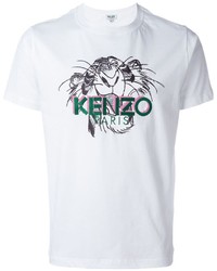 Мужская белая футболка от Kenzo