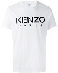 Мужская белая футболка от Kenzo