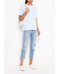 Женская белая футболка от Lacoste