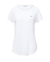 Женская белая футболка от Lacoste