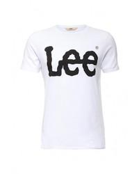 Мужская белая футболка от Lee