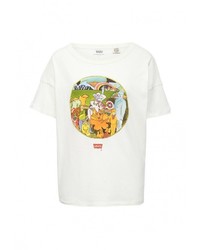 Женская белая футболка от Levi's