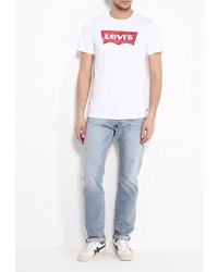 Мужская белая футболка от Levi's