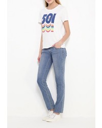 Женская белая футболка от Levi's