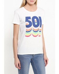 Женская белая футболка от Levi's