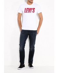 Мужская белая футболка от Levi's