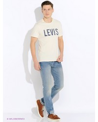 Мужская белая футболка от Levi's