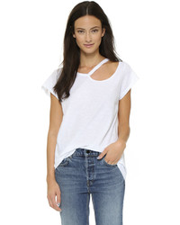 Женская белая футболка от LnA