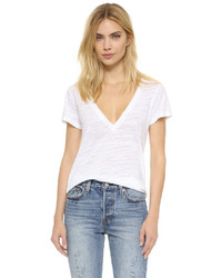 Женская белая футболка от LnA