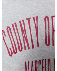 Женская белая футболка от Marcelo Burlon County of Milan