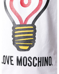 Женская белая футболка от Love Moschino