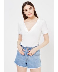 Женская белая футболка от LOST INK