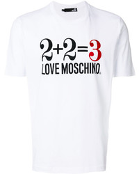 Мужская белая футболка от Love Moschino