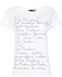 Женская белая футболка от Love Moschino