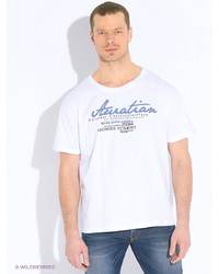 Мужская белая футболка от MAER