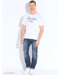 Мужская белая футболка от MAER