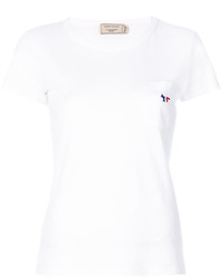 Женская белая футболка от MAISON KITSUNE