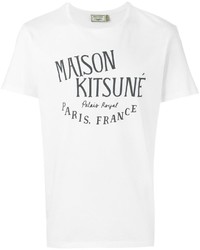 Мужская белая футболка от MAISON KITSUNÉ