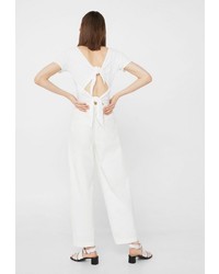 Женская белая футболка от Mango