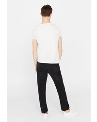 Мужская белая футболка от Mango Man