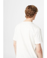 Мужская белая футболка от Mango Man