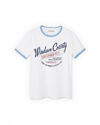 Мужская белая футболка от Mango Man