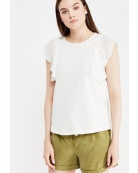 Женская белая футболка от Mango