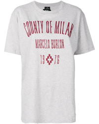 Женская белая футболка от Marcelo Burlon County of Milan