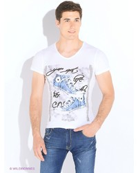 Мужская белая футболка от Marco Masini