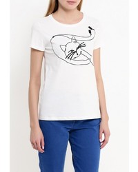 Женская белая футболка от Mavi