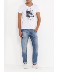 Мужская белая футболка от Mavi