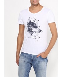 Мужская белая футболка от Mavi