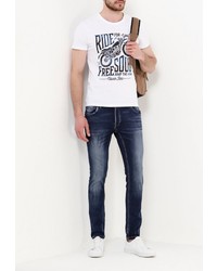 Мужская белая футболка от Mavi