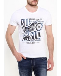 Мужская белая футболка от Mavi