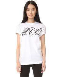 Женская белая футболка от MCQ