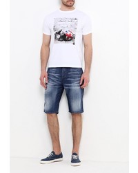 Мужская белая футболка от Merc