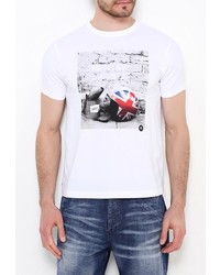 Мужская белая футболка от Merc