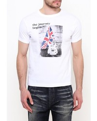 Мужская белая футболка от Merc